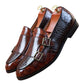 Mocassin Cuir Homme | Avec Grain de Peau Crocodile ACOM Electronics