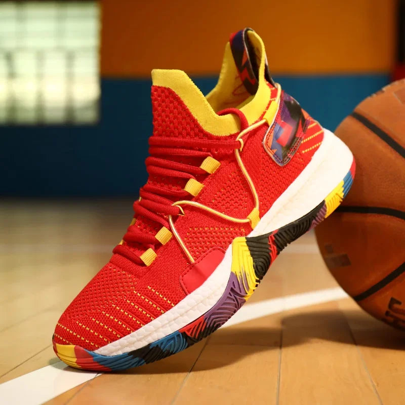 Chaussures de Basketball - Sneakers Respirantes Hautes pour Garçons et Filles ACOM Electronics