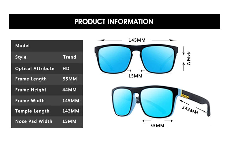 Lunette de Soleil Polarisée Vintage - Style Homme & Femme ACOM Electronics