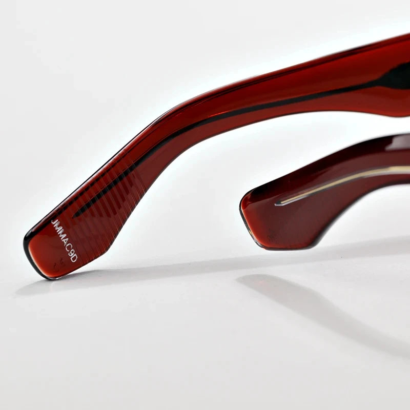 Lunettes de soleil carrées fait à la main de haute qualité en acétate - Designer de mode, UV400 ACOM Electronics