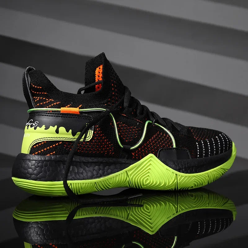 Chaussures de Basketball - Sneakers Respirantes Hautes pour Garçons et Filles ACOM Electronics