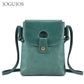 JOGUJOS Genuine Leather Small Crossbody Bag Cell Phone Purse Fashion Ladies Shoulder Messenger Bag for Women Daily Use ACOM Electronics