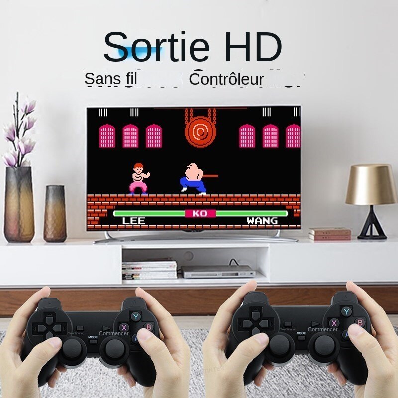 Console de Jeu 4K Sans Fil : 10.000 jeux intégrés ACOM Electronics