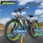 EU K800 Dual Motor Two Wheel Drive Mountain  Electric Bicycle 2000W 48V 23AH Battery Bike 26 4.0 Inch Fat Tire Electric Bike ACOM Electronics