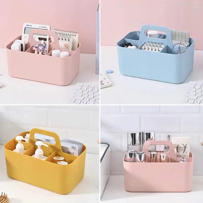 Desktop Organizer Box Can Be Superimposed Cosmetics Division Multi-functional Storage Box Bedroom Table Portable Storage Box ACOM Electronics