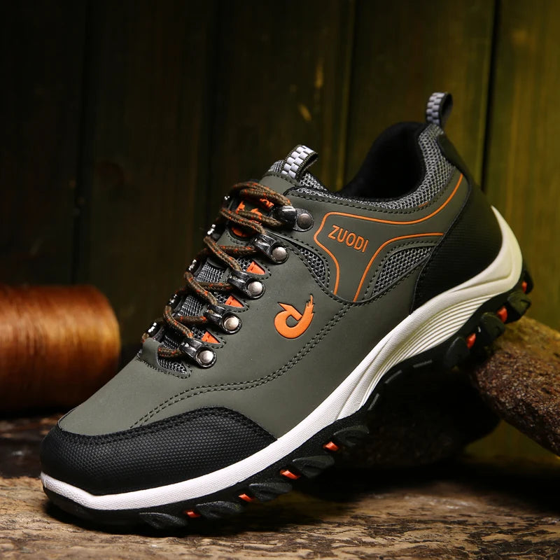 Chaussures de Trekking Respirantes en Polyester et Cuir avec Semelle en Caoutchouc - Confort et Stabilité pour Marche Active ACOM Electronics