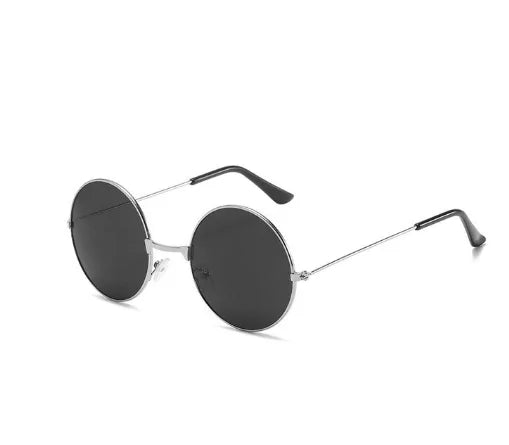 Lunettes noires steampunk à monture ronde pour homme et femme ACOM Electronics