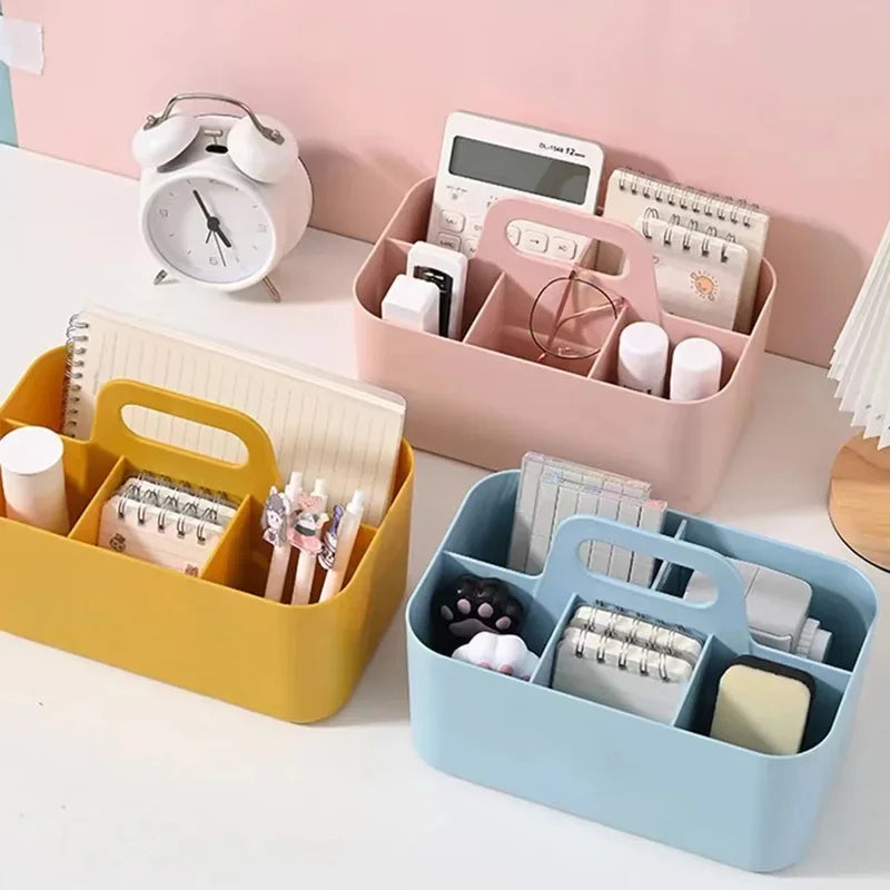 Desktop Organizer Box Can Be Superimposed Cosmetics Division Multi-functional Storage Box Bedroom Table Portable Storage Box ACOM Electronics