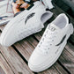 Men's Sneakers Casual Pu Leather Breathable Walking Flat Shoes for Men 2024New Male Tennis Sneaker Soft White Breathable Shoes신발 ACOM Electronics