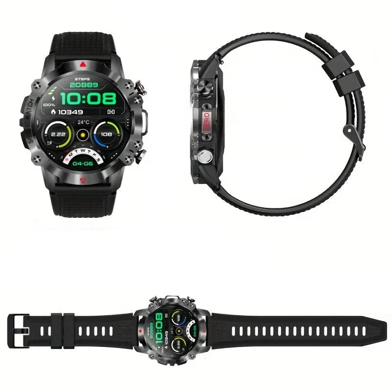 Montre Intelligente Sport KHTO | Contrôle Activités - Appel- Compatible : iOS, Android ACOM Electronics