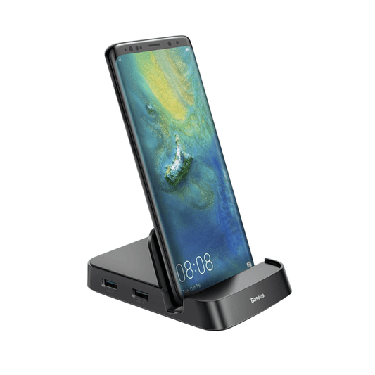 Station D'accueil HUB USB Type C, Pour Samsung S20 S10 Huawei P30 - ACOM Electronics