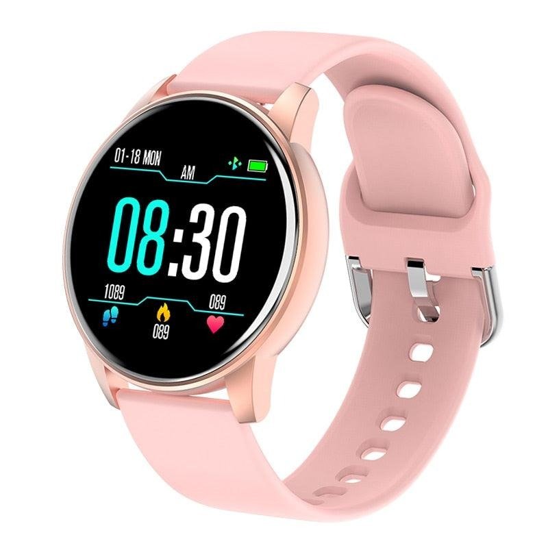 Women Smart Watch Real-time Weather Forecast Activity Tracker Heart Rate Monitor Sports Ladies Smart Watch Men For Android IOS - ACOM Electronics