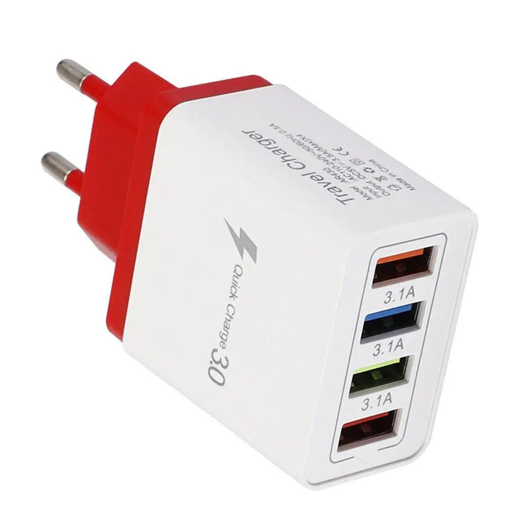 Chargeur USB avec prise EU/US Quick Charge 3.0 - ACOM Electronics