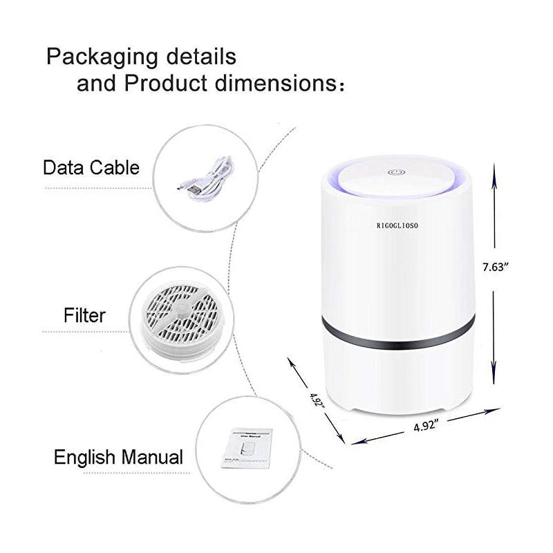 Purificateur D'air Électrique Silencieux - USB - ACOM Electronics