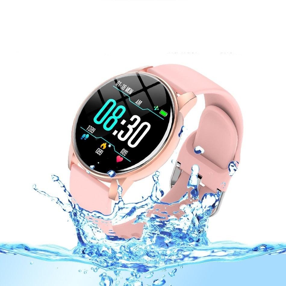 Women Smart Watch Real-time Weather Forecast Activity Tracker Heart Rate Monitor Sports Ladies Smart Watch Men For Android IOS - ACOM Electronics