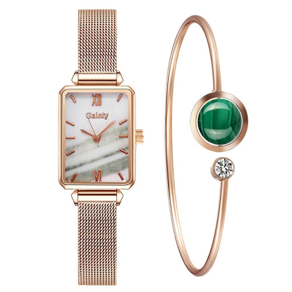 Montre a Quartz + Bracelet Pour Femmes - ACOM Electronics