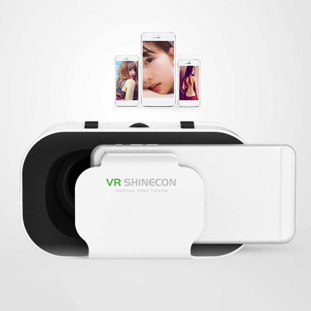 VR SHINECON VR Glasses Universal Virtual Reality Glasses for Mobile Games 360 HD Movies Compatible with 4.7-6.53&#39;&#39; Smartphone - ACOM Electronics