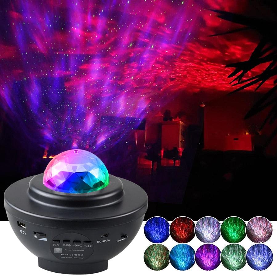 Lampe De Projection Galaxie - USB & Bluetooth - ACOM Electronics