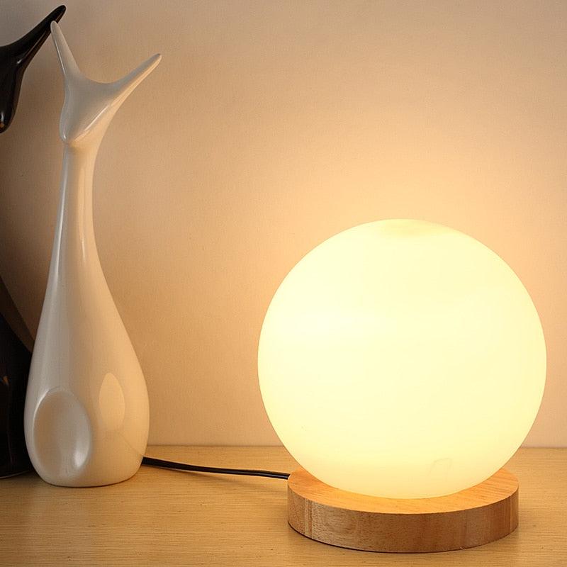 Lampe De Table En Verre Simple - ACOM Electronics