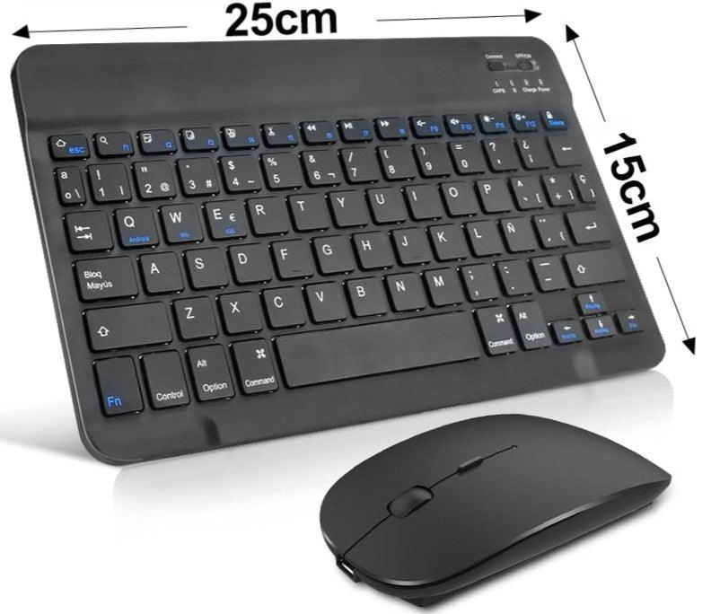 Clavier Et Souris Bluetooth  Sans Fil Rechargeable - ACOM Electronics