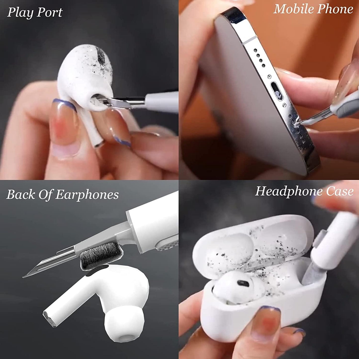 Kit De Nettoyage Pour Ecouteur AirPods Pro, AirPods Max, EarPods - ACOM Electronics