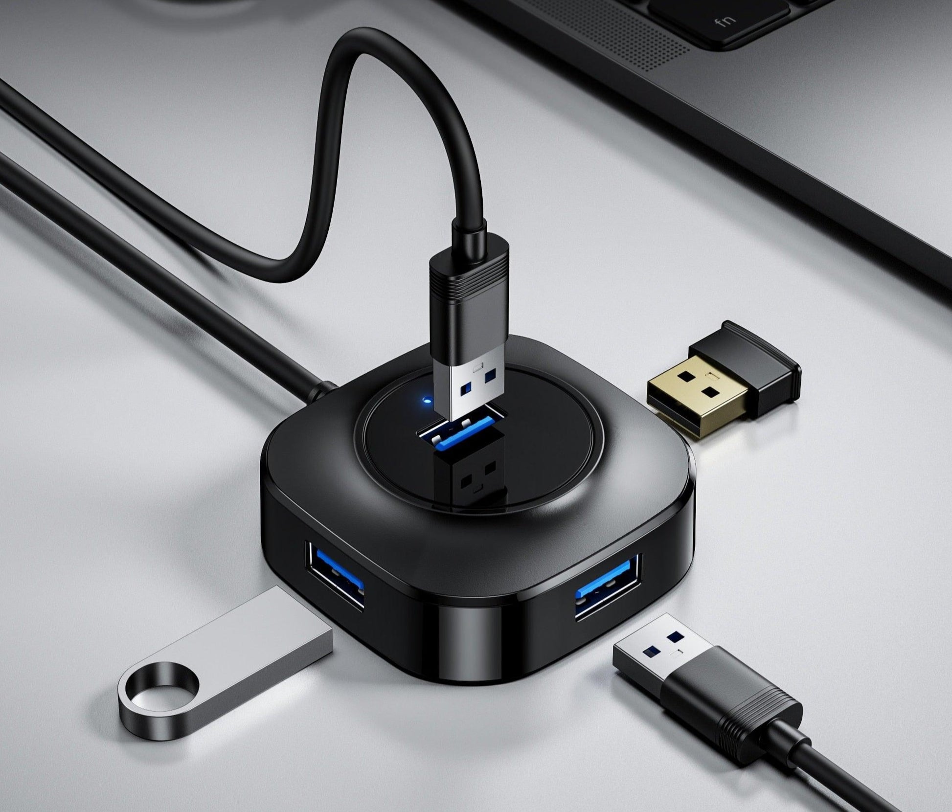 Hub Ports USB Adaptateur Pour PC - ACOM Electronics