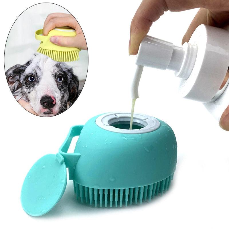 Brosse De Bain En Silicone Pour Chat & Chien - ACOM Electronics